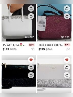🌷🌷1/2 OFF SALE🌷🌷ALL KATE SPADE BAGS 1/2 OFF🌷🌷BUNDLE/LIKE FOR DISCOUNT